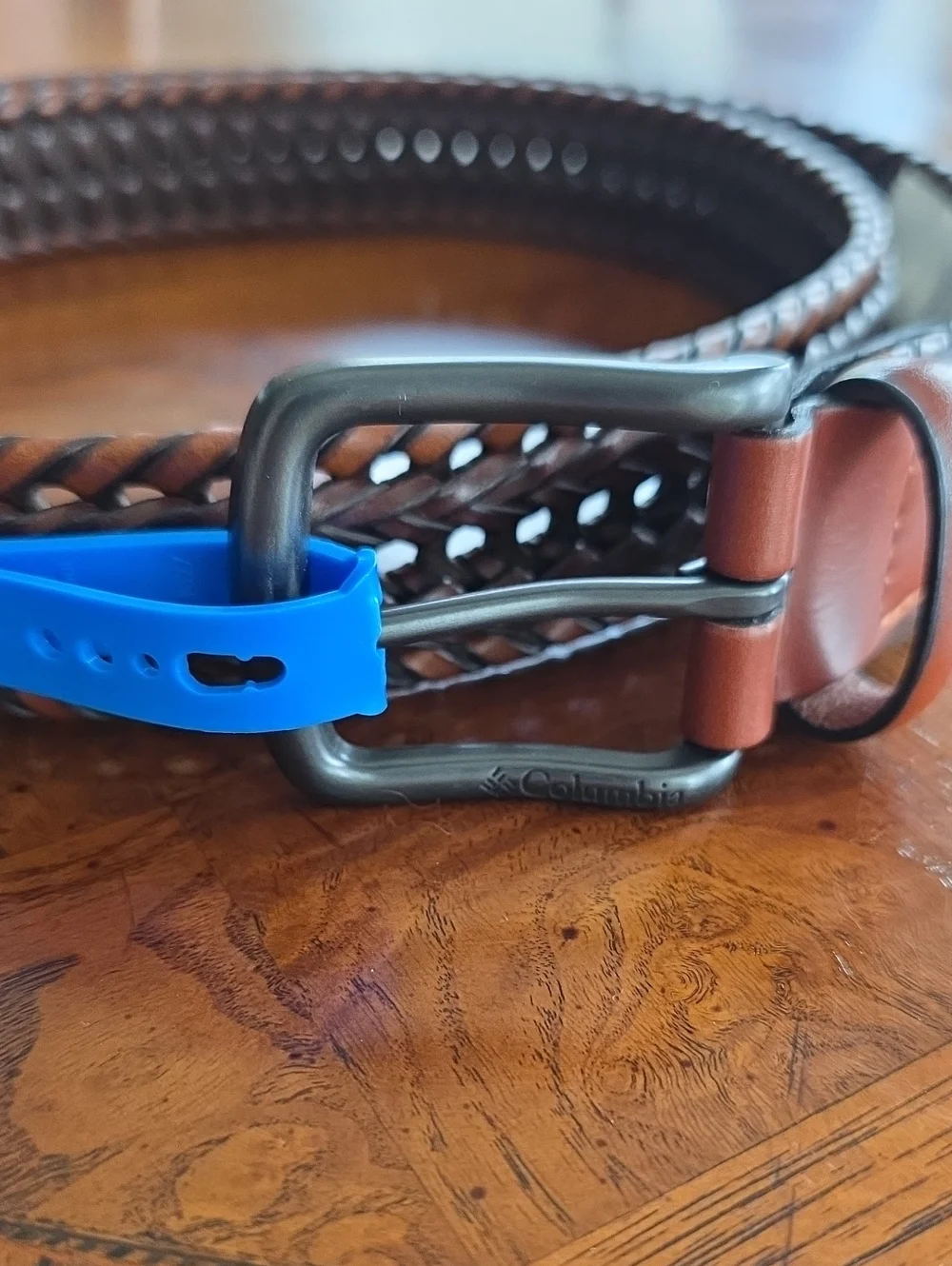 Columbia Hand Laced Belt Men’s Size L 38-40 Brown - NEW